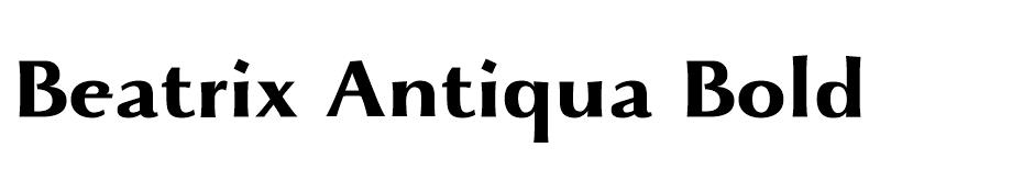 Beatrix Antiqua font